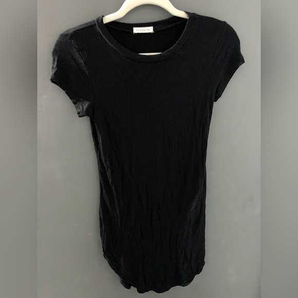 Occasion Black Crewneck T-Shirt Dress Small - Picture 10 of 10